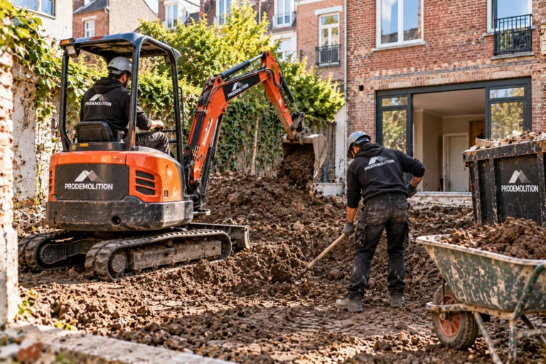 Groundworks and small masonry