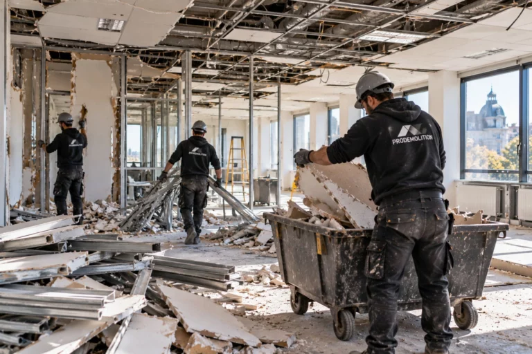 Office and commercial strip-outs in Brussels